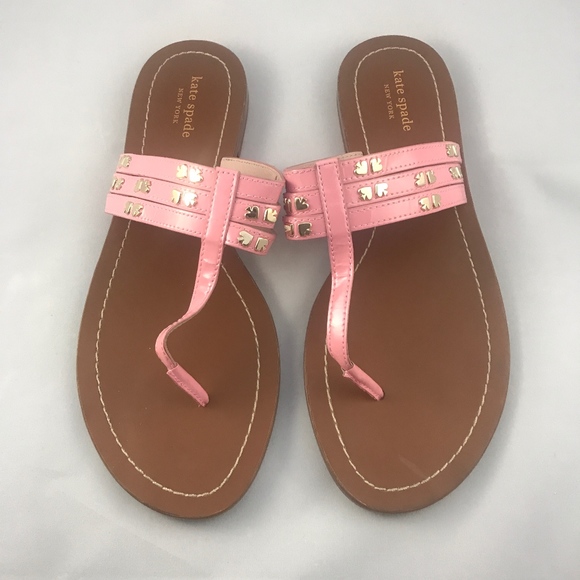 Kate Spade Shoes - Kate Spade New York Leather Carol Pink Sandals 10